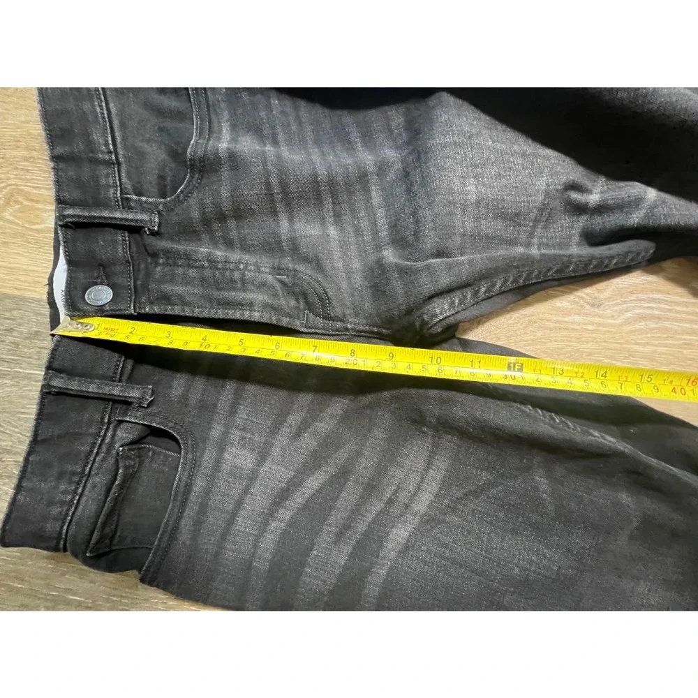 Old Navy Slim Jeans Women 30x32 Black Built-In Flex Whiskered Denim‎